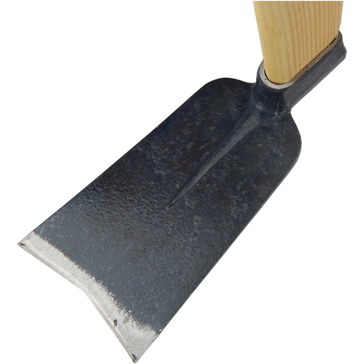 German Rhenish Hoe with Curved Edge - 43-inch handle