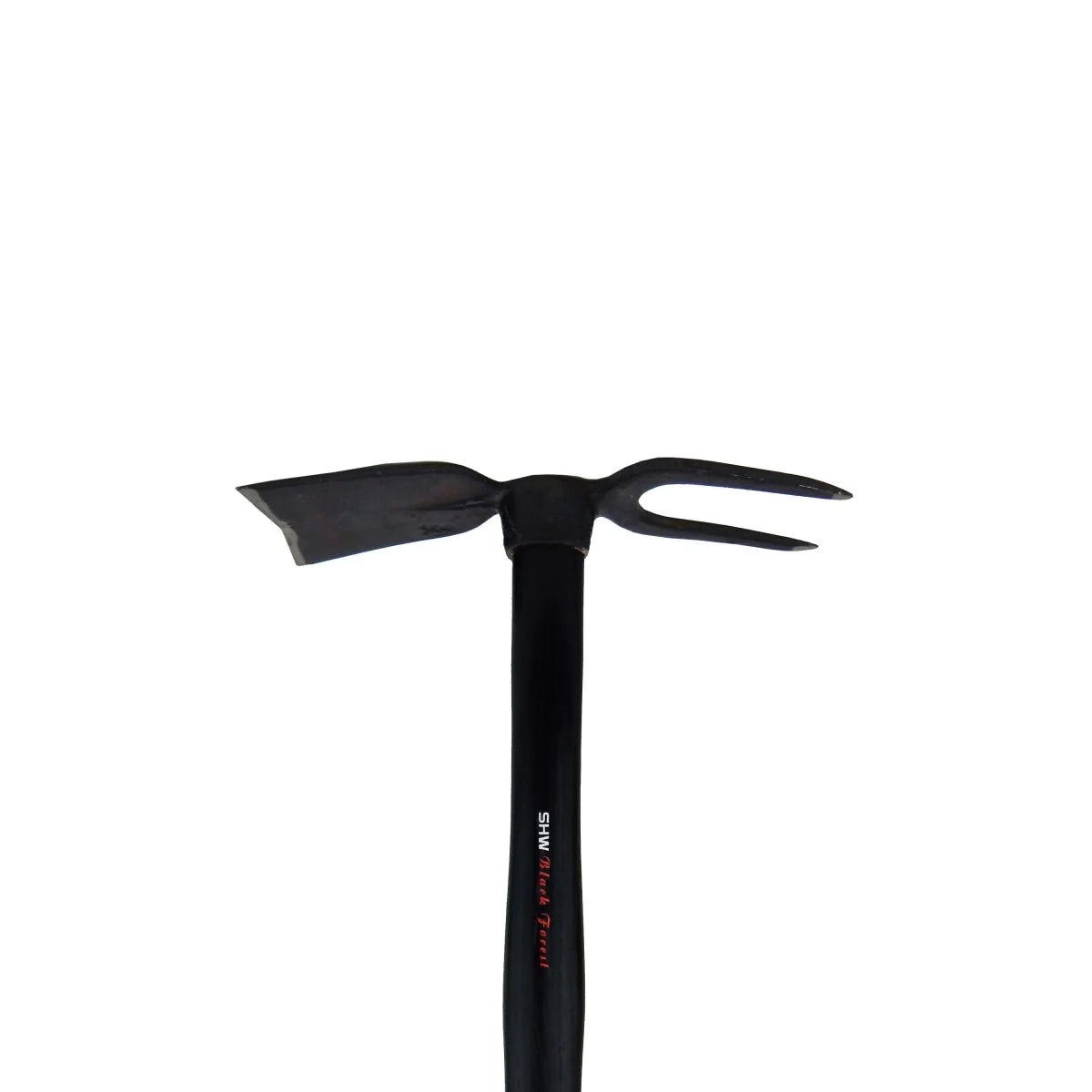Two Sided Hand Hoe - Fork and Flat - 15-inch handle