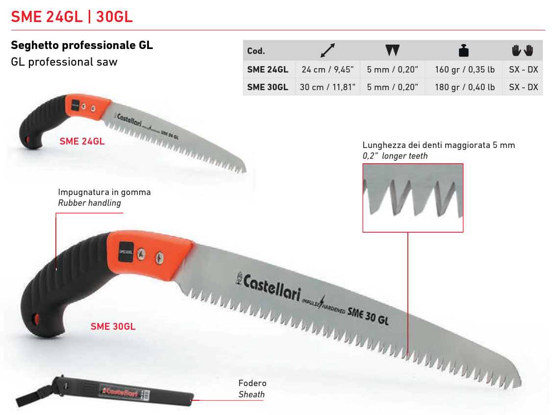 Castellari SME 30 GL Pruning saw