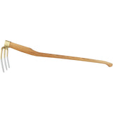 German Weinberg Karst fork hoe with curved handle