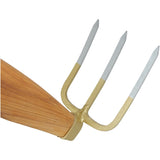 German Weinberg Karst fork hoe with curved handle