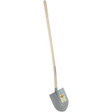 Frankfurter-style Steel Shovel with Curved Handle