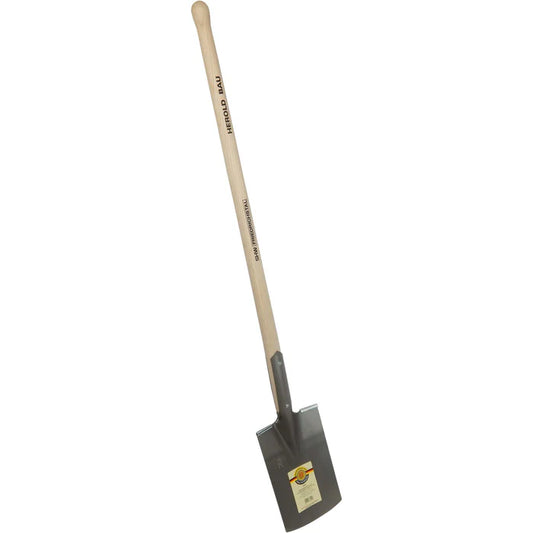 German Carbon Steel Spade 4.7lbs, 10"x 7" with 35" Ash Knob Handle
