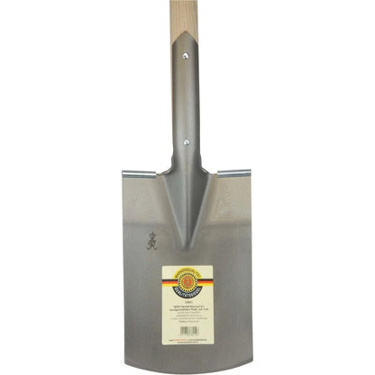 German Carbon Steel Spade 4.7lbs, 10"x 7" with 35" Ash Knob Handle