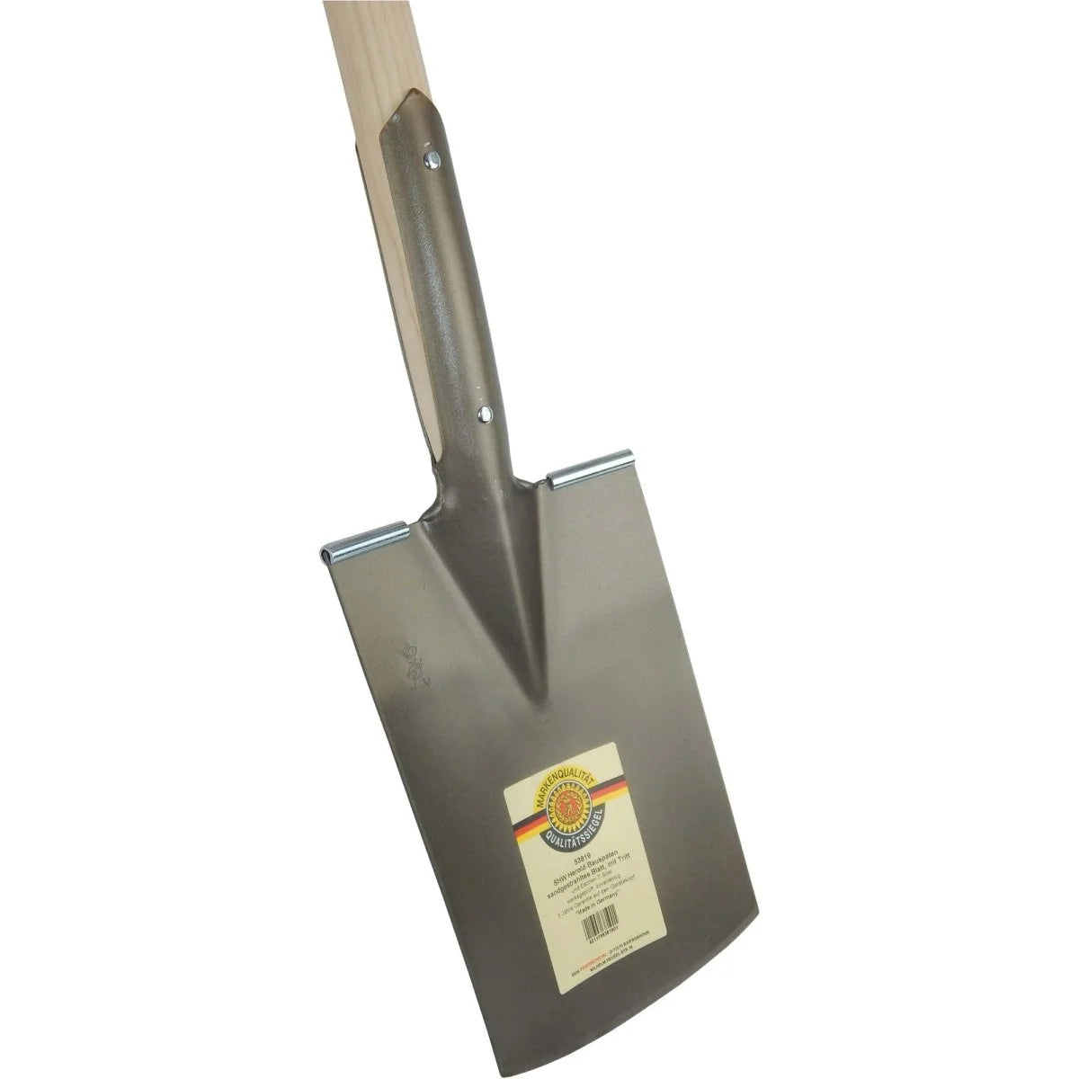 German Carbon Steel Spade 4.7lbs, 10"x 7" with 35" Ash Knob Handle