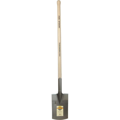 German Carbon Steel Spade 4.7lbs, 10"x 7" with 35" Ash Knob Handle