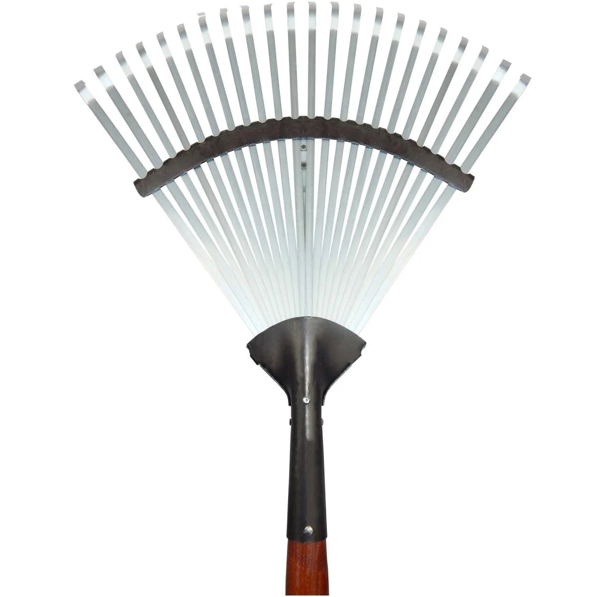 German Adjustable Curved-Edge Lawn Rake