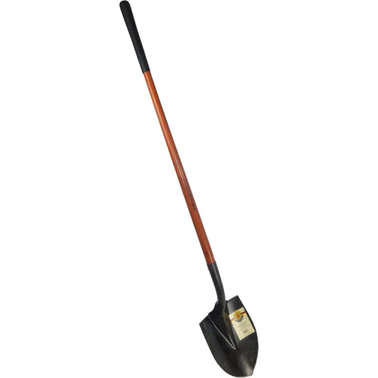 German Spade Shovel – Gr. 1, with black grip and ash handle 120 cm