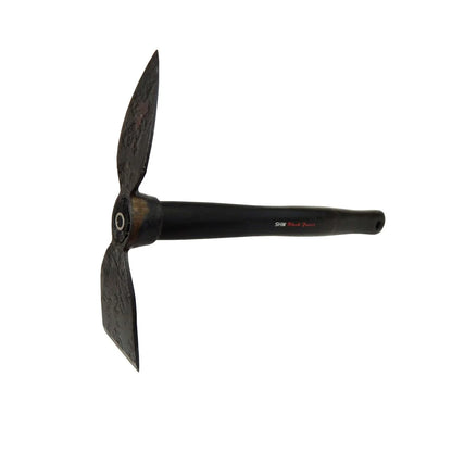 German Rex Hand Duo-Hoe with flat and pointed blade, ash handle 40 cm