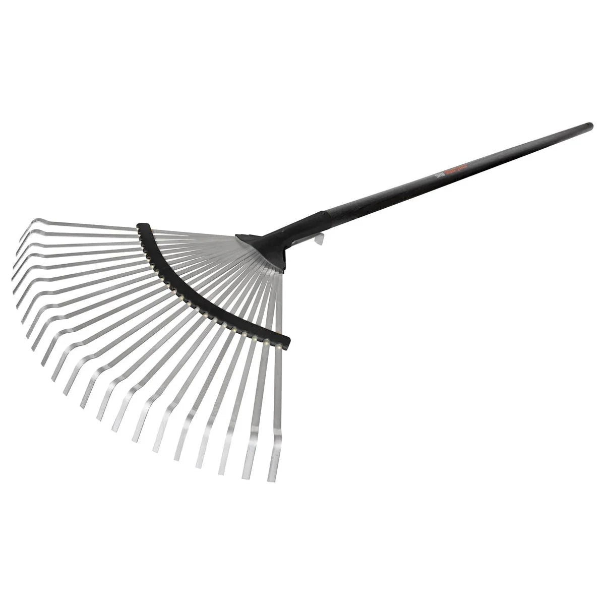 German Adjustable Curved-Edge Lawn Rake