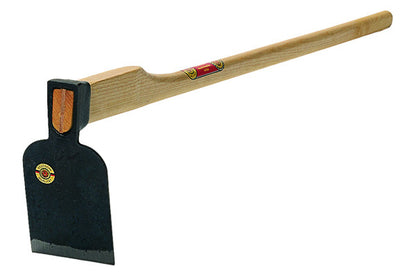 German Heavy Root Hoe 3.3lbs - 7.5"x 5" with 43" Ash Handle
