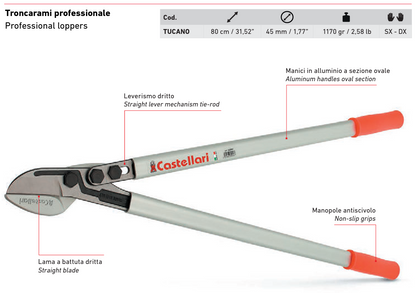 Castellari TUCANO C 80 Anvil Loppers