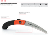 Castellari SPE 18 C Foldable saw with 7-inch blade